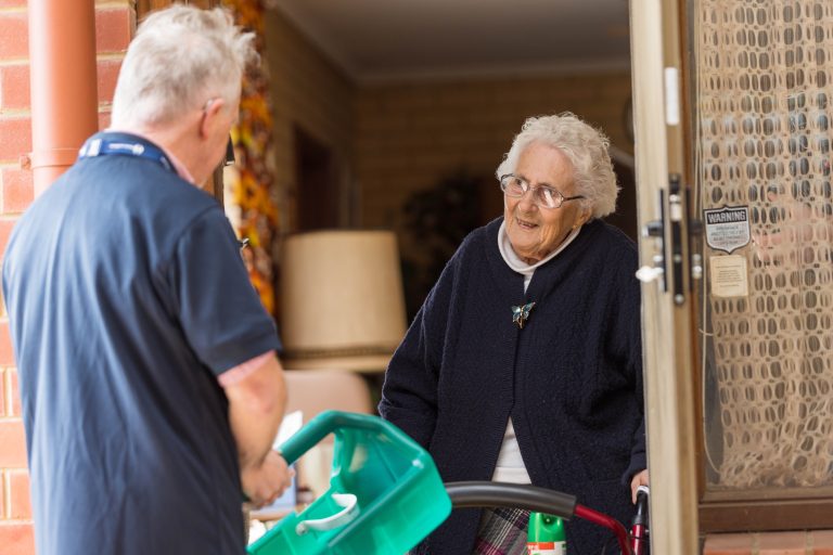 Meals on Wheels’ customervolunteer connection is critical. Meals on